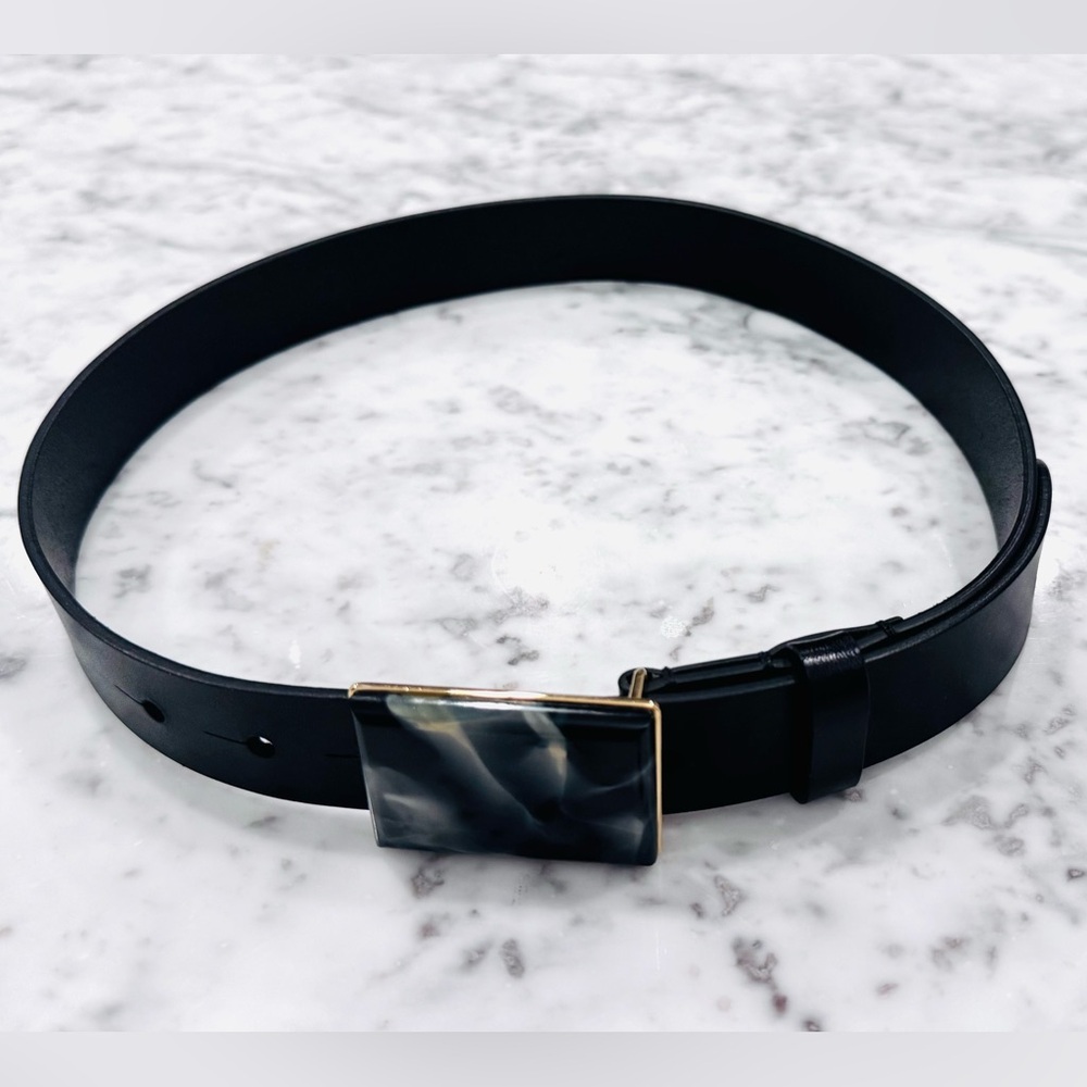 Isabel Marant Leather Buckle Belt Size 70 Brand New